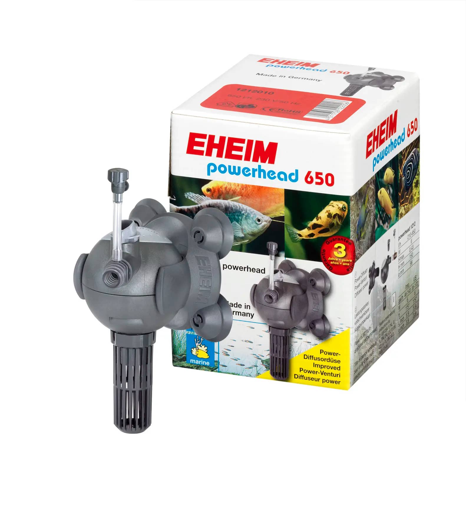 EHEIM powerhead 650 - 1212010 - EHEIM powerhead 650, aquarium circulation pump, adjustable water flow pump, EHEIM pump, submersible pump, powerhead for aquarium, oxygen enrichment pump, fish tank water circulator, freshwater aquarium pump, marine tank powerhead, adjustable flow pump for fish tank, oxygenator pump for aquarium, EHEIM aquarium accessories