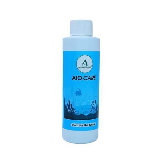 Aquavascular AIO Care, all in one aquarium water conditioner, freshwater aquarium care solution, aquarium maintenance product India, fish tank water care, aquarium stress reducer, planted tank water care, beginner aquarium conditioner, aquarium ecosystem support, fish safe water conditioner