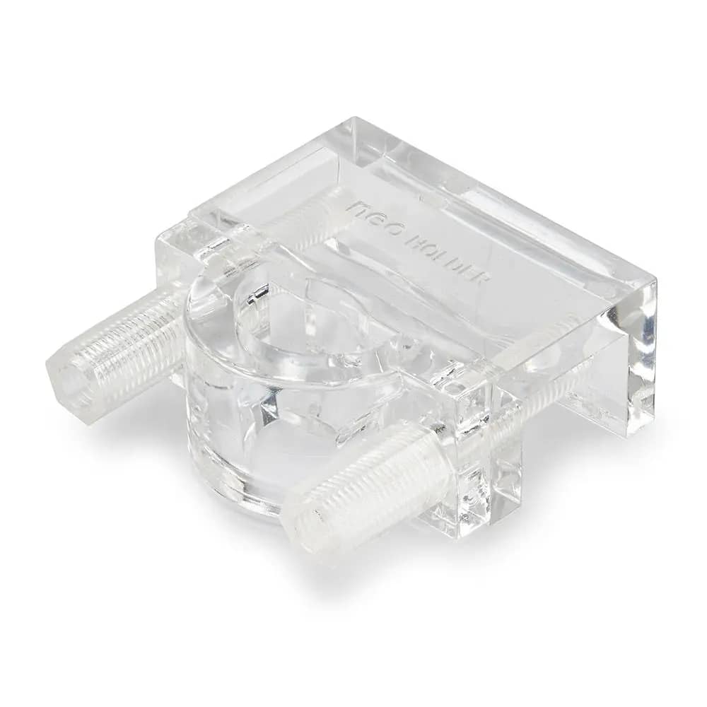 Buy Aquario Neo Holder Ver2, Neo Holder India, aquarium tube holder India, CO2 tube clip India, Aquario hose holder, aquarium cable organizer, planted tank tubing holder, aquascaping equipment holder, aquarium rim clip India, Aquario Neo accessories India