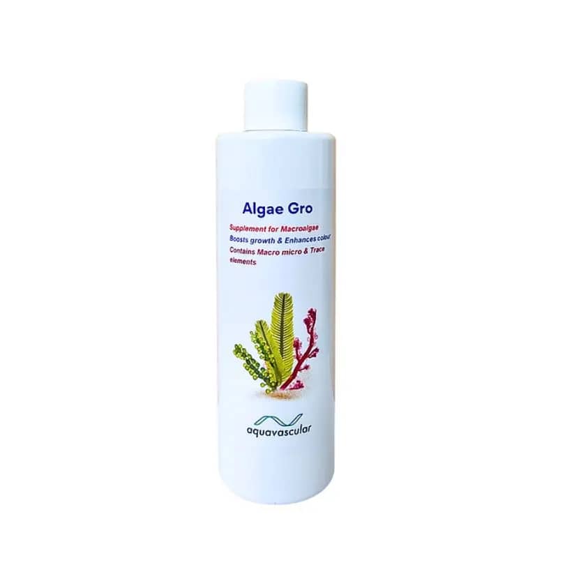 Buy Aquavascular Algae Gro, aquarium algae remover India, planted tank algae treatment, shrimp safe algae control, green water remover aquarium, hair algae remover, brown algae treatment aquarium, aquarium water clarifier algae remover, fish safe algae solution, freshwater algae control India