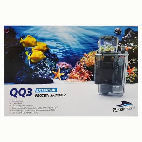 Buy Bubble Magus QQ3 Internal Nano Skimmer, buy QQ3 Hang-On Skimmer - For Tanks to 75gal, buy QQ3 Skimmer - For Sump-Less Aquariums, buy Compact Protein Skimmer - QQ3 Model,