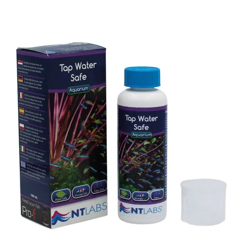 NT Labs Tap Water Safe, aquarium tap water conditioner, dechlorinator for aquarium, remove chlorine chloramine heavy metals, safe water for fish, fish stress protector, aquarium water treatment, buy NT Labs Tap Water Safe online