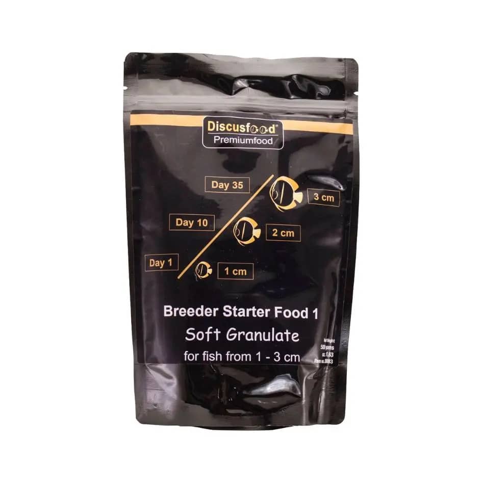 discusfood breeder starter food i, discus fry food india, soft granulate fish food 500g, breeder starter granules, discus fry growth food, premium fish food for breeders, high protein fry feed, juvenile discus food india, discusfish starter diet, soft sinking granules for fry