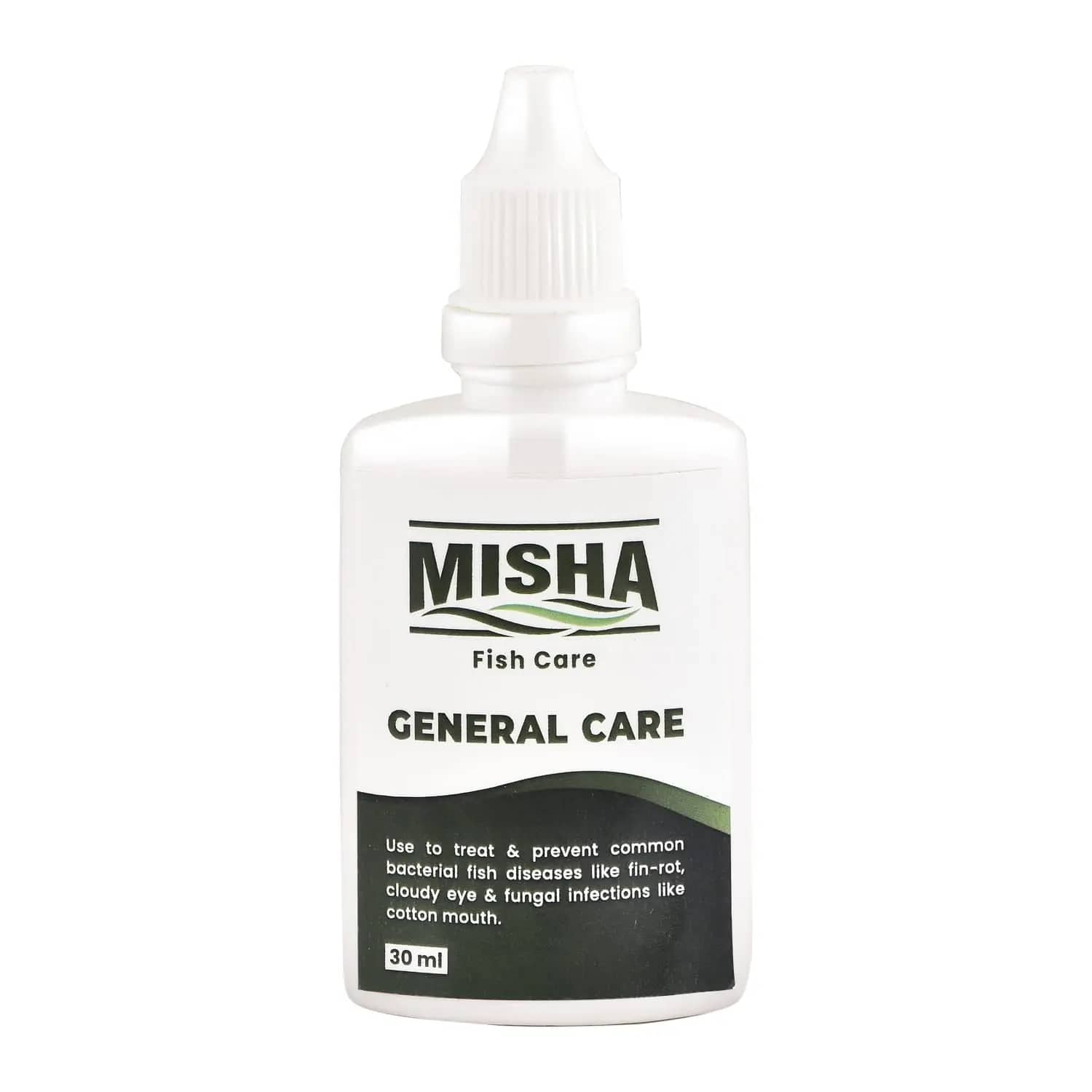 Misha General Care Aquarium Supplement - 30ml - Misha General Care, aquarium supplement India, fish tank nutrient booster, freshwater aquarium care, liquid fish supplement, aquarium vitamins, plant growth enhancer, aquarium health product, Indian aquarium accessories, fish immunity supplement