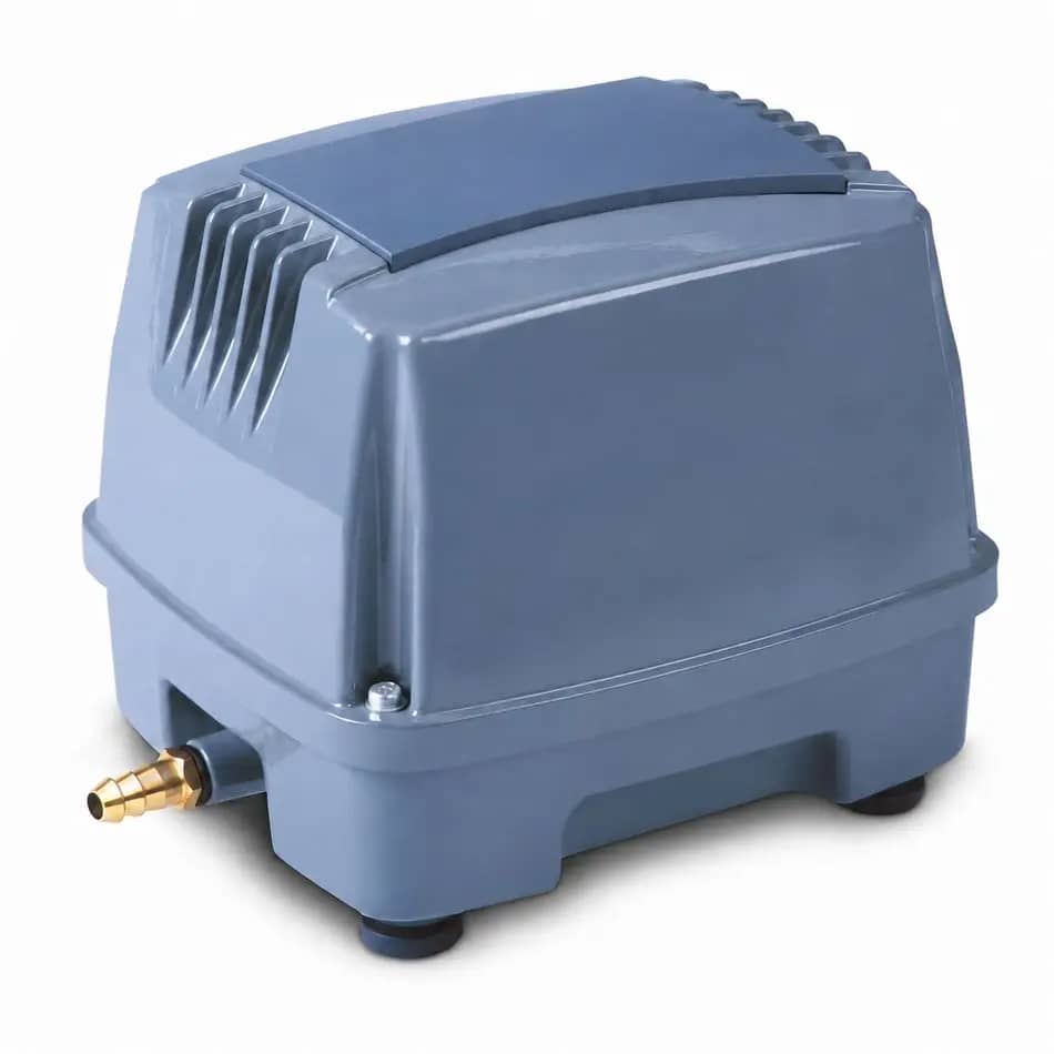 Hailea HAP 60, Hiblow air pump India, pond air pump 60L per min, biofloc air pump, high pressure aquarium air pump, Hailea HAP-60 price India, industrial aquarium aerator, silent pond air pump, Hailea air compressor for fish pond