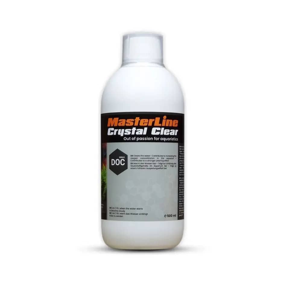Buy MasterLine Crystal Clear 500ml India, MasterLine water clarifier India, MasterLine Crystal Clear planted tank, MasterLine aquarium water clearer India, MasterLine pearling booster India, MasterLine water treatment India, MasterLine Crystal Clear aquarium product, buy MasterLine Crystal Clear online India, aquarium water clarity solution India