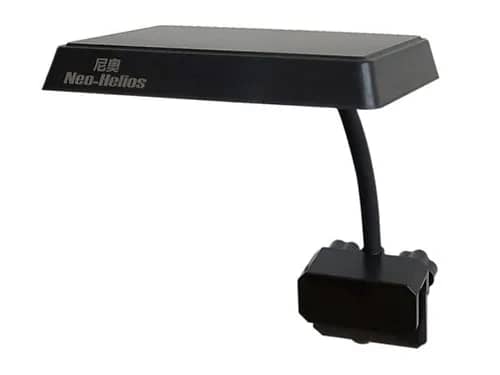 Neo Helios S3 Pro, flat nano aquarium light, full-spectrum nano LED, adjustable LED aquarium light, TriRGB Pro nano light, 8 W nano aquarium light, 13 W nano planted tank light, clip-on aquarium LED, slim LED aquarium lamp, vivid color LED light