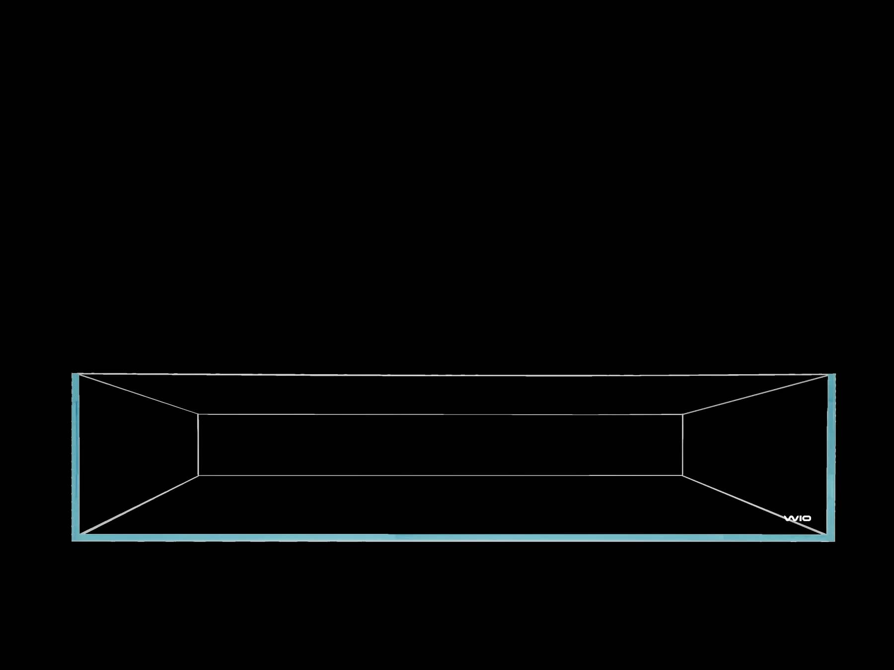 Buy WIO Vista Super Shallow 90SF Tank, shallow aquarium tank India, super shallow aquascape tank, WIO Vista 90SF aquarium, riparium aquarium tank, wetland aquascape tank, shallow planted aquarium, artistic aquascaping tank India