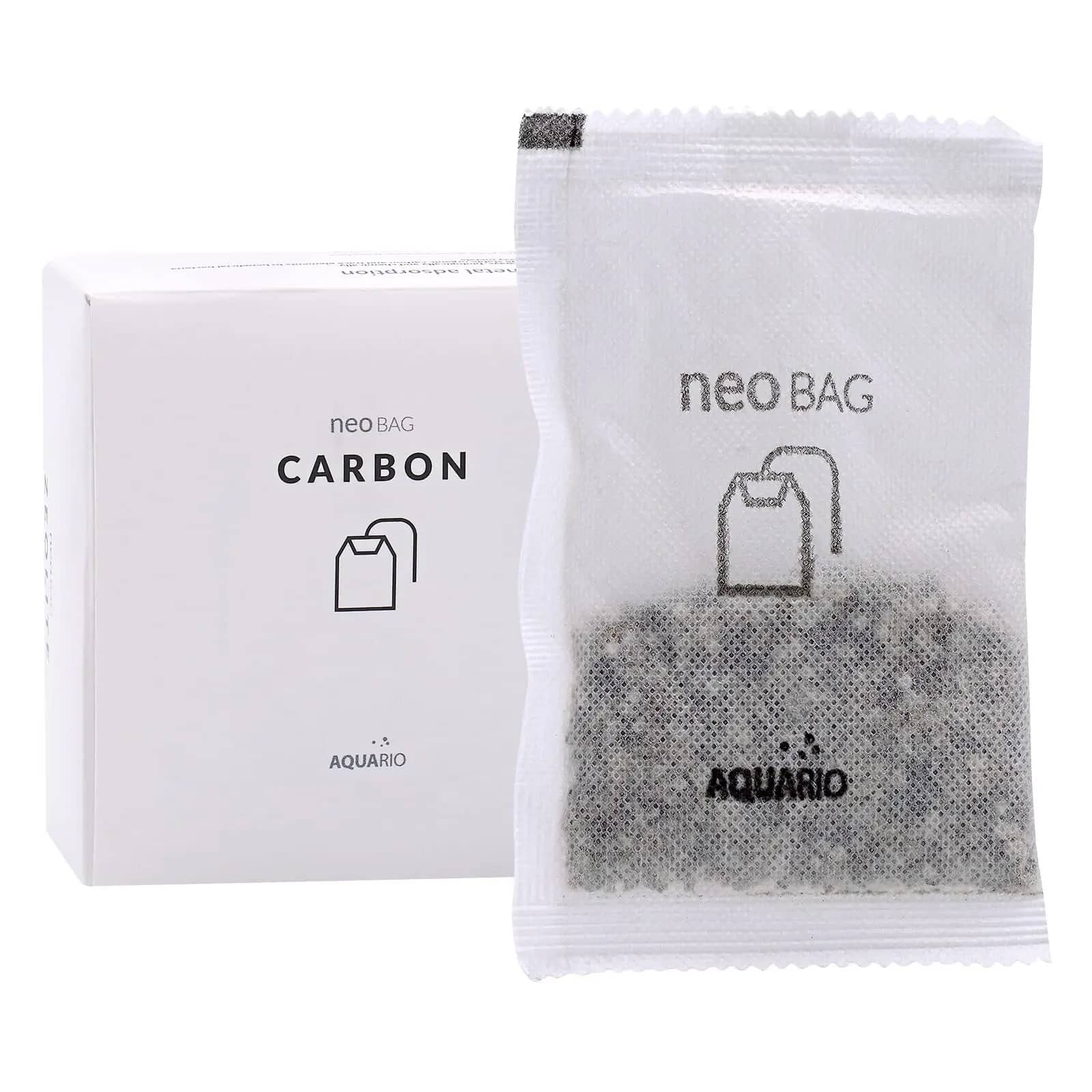 Buy Aquario Neo Bag Carbon India, aquarium activated carbon media, carbon filter media aquarium, remove tannins aquarium, water clarity carbon media, shrimp safe carbon filter, planted tank carbon filter, aquascaping water polishing media, Neo Bag Carbon filter, premium aquarium carbon India