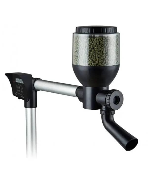 JEBAO FD-40 Automatic Pond Fish Feeder - JEBAO FD-40, automatic pond fish feeder, programmable fish feeder, pond fish food dispenser, 4 liter feeder, automated pond feeding, outdoor fish feeder, digital fish feeder, Jebao automatic feeder India, fish feeding timer, regular fish nutrition