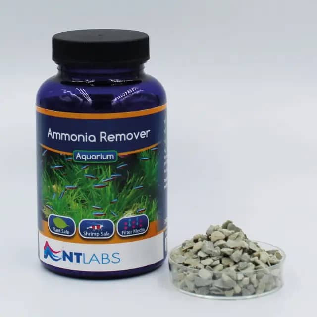 NT Labs Ammonia Remover 240g, aquarium ammonia remover, zeolite ammonia filter media, toxic ammonia adsorbent for fish tanks, aquarium water purifier, emergency ammonia control, buy NT Labs Ammonia Remover online
