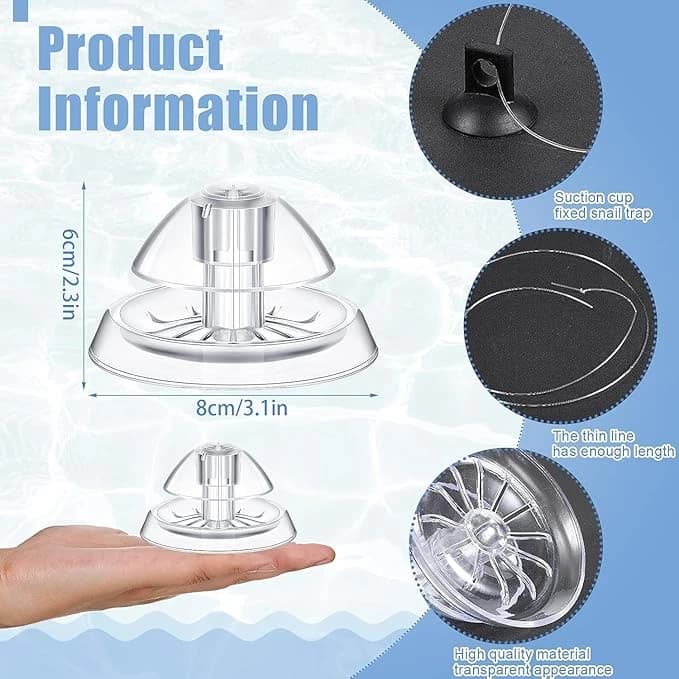 Clear Aquarium Snail Trap