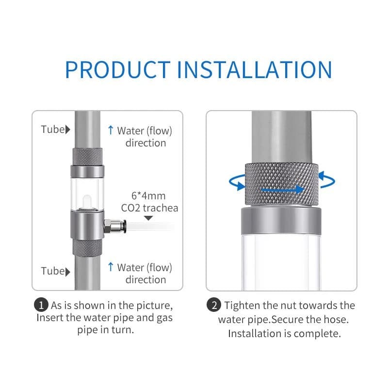 WeekAqua Inline CO2 Atomizer