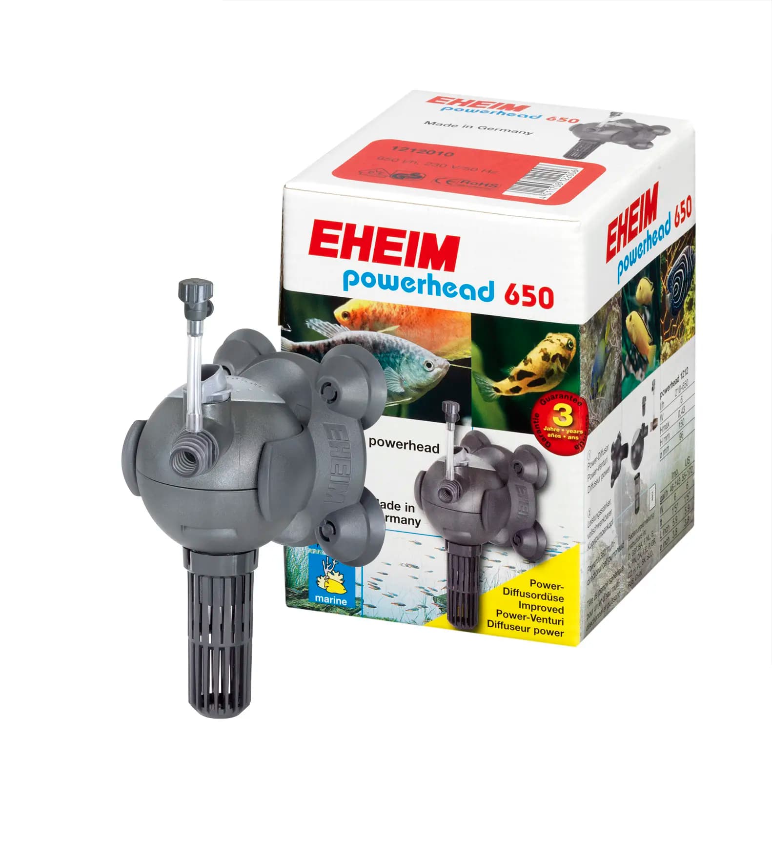 EHEIM powerhead 650 - 1212010 - EHEIM powerhead 650, aquarium circulation pump, adjustable water flow pump, EHEIM pump, submersible pump, powerhead for aquarium, oxygen enrichment pump, fish tank water circulator, freshwater aquarium pump, marine tank powerhead, adjustable flow pump for fish tank, oxygenator pump for aquarium, EHEIM aquarium accessories