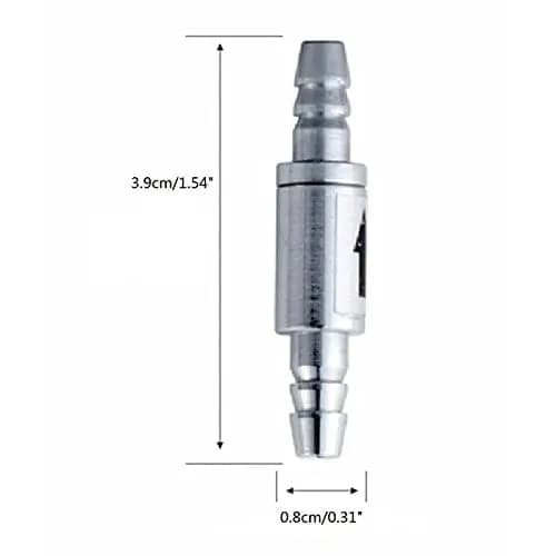 Stainless Steel Non Return Check Valve For Aquarium Air Pump - Petzlifeworld check valve, stainless steel non return valve for aquarium, aquarium air pump backflow preventer, stainless steel aquarium valve India, air pump safety valve for fish tank, non return valve for air pump price India, best check valve for aquarium air pump