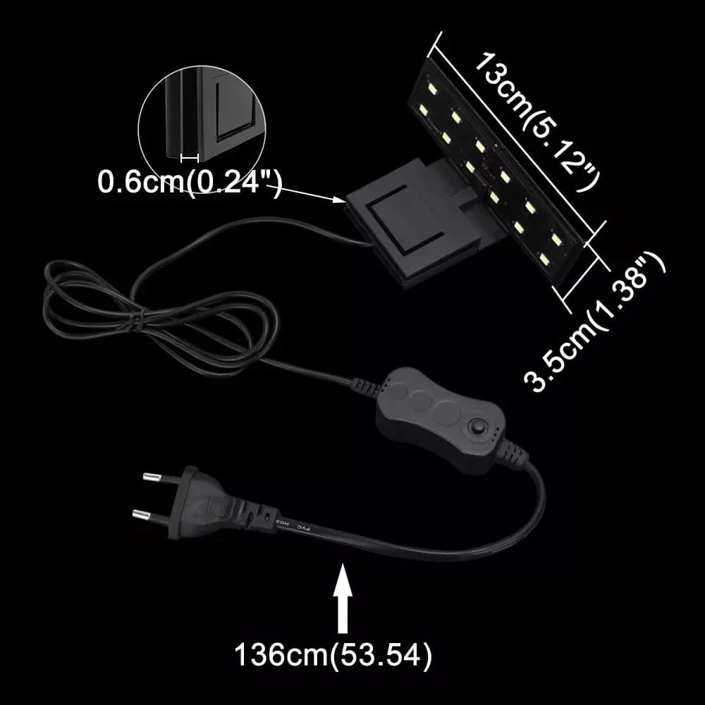 X3 LED Clip On Aquarium Light | 6w