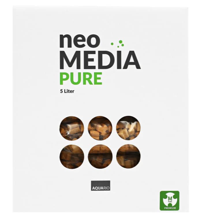 Buy Aquario Neo Media India, Neo Media Pure Soft Hard, biological filter media planted tank, shrimp tank filter media, high porosity ceramic media, advanced aquarium bio media, ammonia nitrite removal media, aquascaping filter media, Neo Media review India