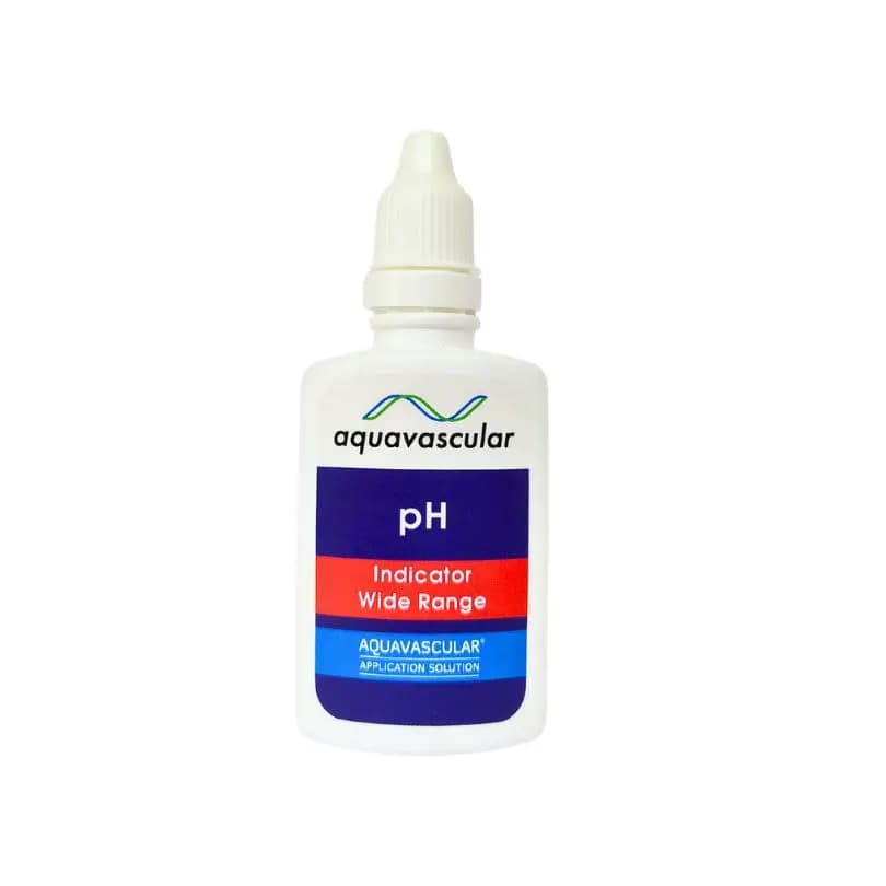 Buy Aquavascular Wide Range Indicator, aquarium wide range pH test, freshwater pH indicator, aquarium acidity and alkalinity test, broad range pH kit, beginner aquarium pH tester, planted tank pH check, aquarium water parameter test, fish tank pH color test, pH indicator solution aquarium