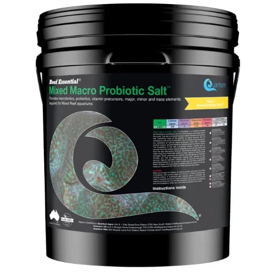 Buy Quantum Mixed Macro Probiotic Salt, freshwater aquarium salt India, probiotic aquarium salt, fish stress relief salt, aquarium mineral salt blend, freshwater fish conditioning salt, probiotic water conditioner aquarium, aquarium salt with probiotics, fish health salt India