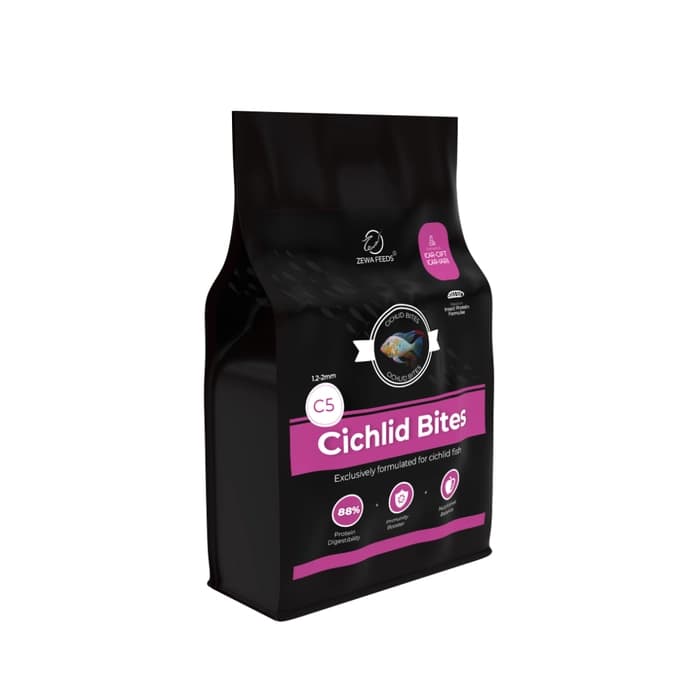 Buy Zewa cichlid power bites fish food, buy cichlid food online India, best food for African cichlids, high protein cichlid pellets, sinking food for cichlids, American cichlid fish food, dwarf cichlid food India, color enhancing cichlid pellets, aquarium cichlid food online, nutritious fish food for cichlids
