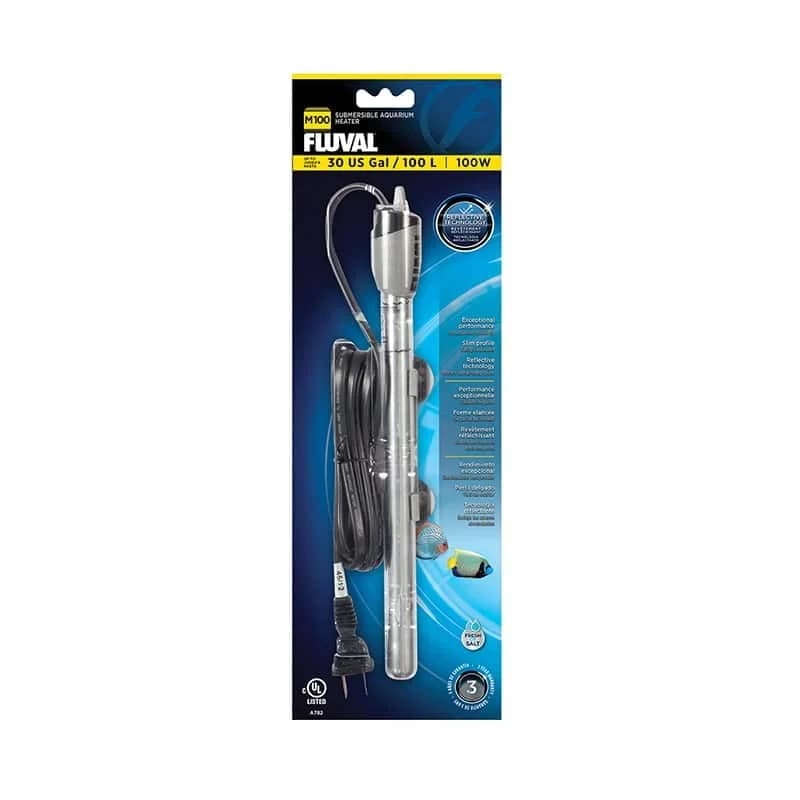 Buy Fluval M-Series heater India, Fluval M50 heater India, Fluval M100 heater India, Fluval M150 heater India, Fluval M200 heater India, Fluval M300 heater India, Fluval submersible aquarium heater India, Fluval mirrored finish heater India, aquatic planted tank heater India, buy Fluval M-Series heater online India