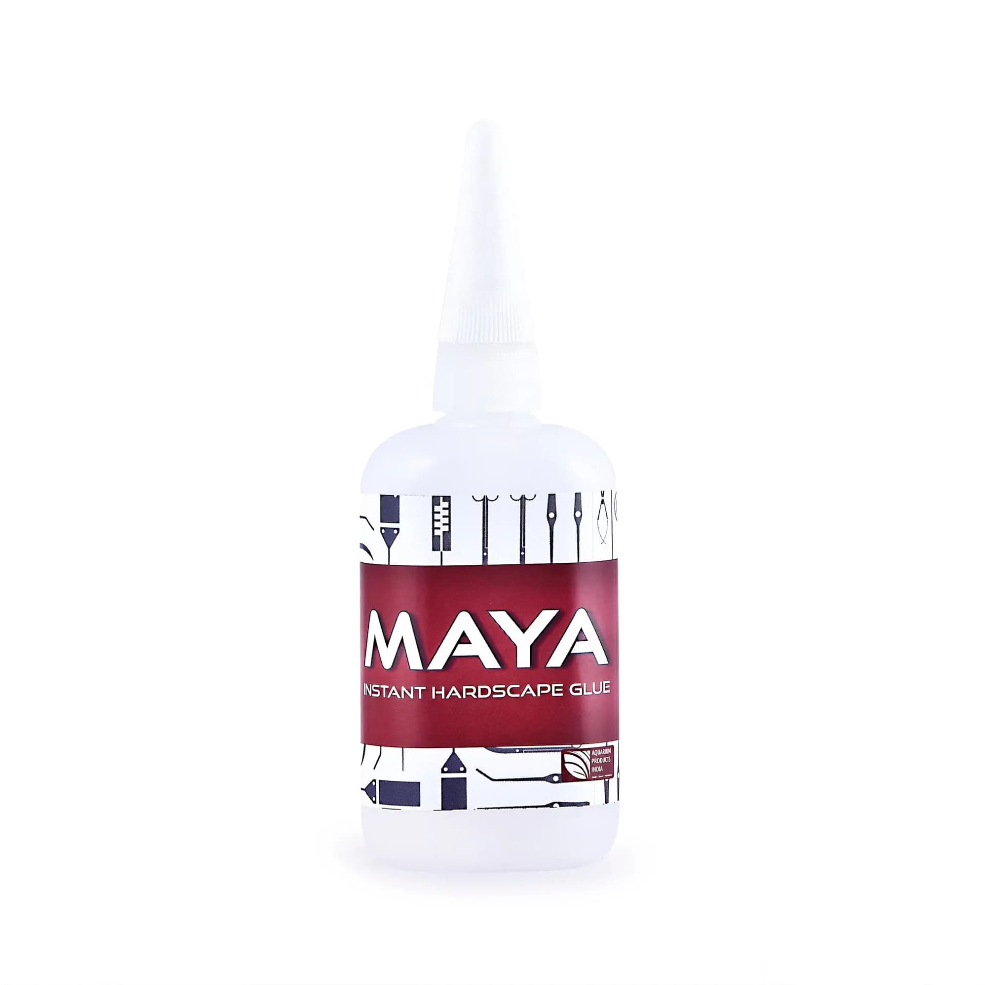 Maya Instant Hardscape Glue - instant hardscape glue, aquarium adhesive, safe aquarium glue, fast-drying adhesive for aquascaping, aquatic life safe glue, aquarium setup glue, Maya Instant Hardscape Glue