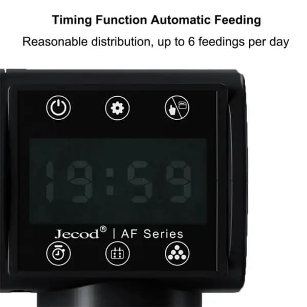 Jebao AF-500 Auto Food Timer - Programmable Aquarium Fish Feeder - Jebao AF-500 auto food timer, automatic fish feeder, aquarium auto feeder, programmable fish feeder, digital aquarium feeder, fish food dispenser, Jebao automatic feeder, auto fish food for tank, pet fish feeder, aquarium accessory India, buy auto feeder online India, Jebao AF-500 India, programmable fish food dispenser