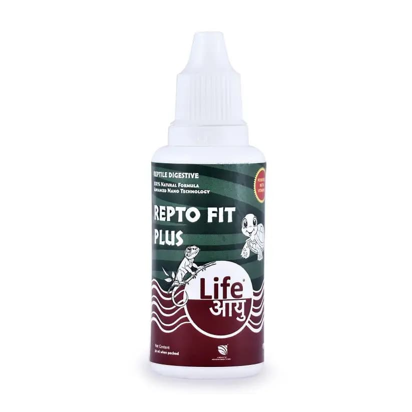 Buy Life AAYU Repto Fit Plus, reptile digestive supplement, turtle vitamin drops, lizard immunity booster, natural reptile supplement India, 50ml reptile health booster, 100ml turtle supplement, 200ml reptile digestive aid, tortoise health drops, reptile appetite booster