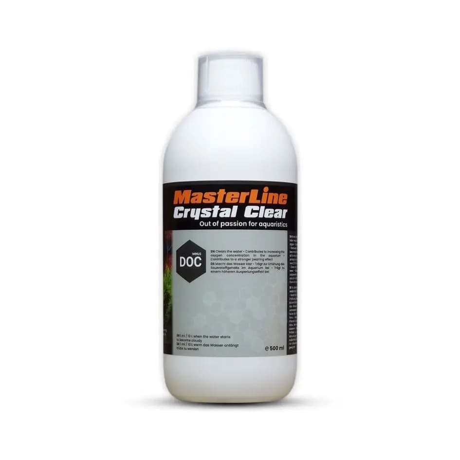 Buy MasterLine Crystal Clear 500ml India, MasterLine water clarifier India, MasterLine Crystal Clear planted tank, MasterLine aquarium water clearer India, MasterLine pearling booster India, MasterLine water treatment India, MasterLine Crystal Clear aquarium product, buy MasterLine Crystal Clear online India, aquarium water clarity solution India