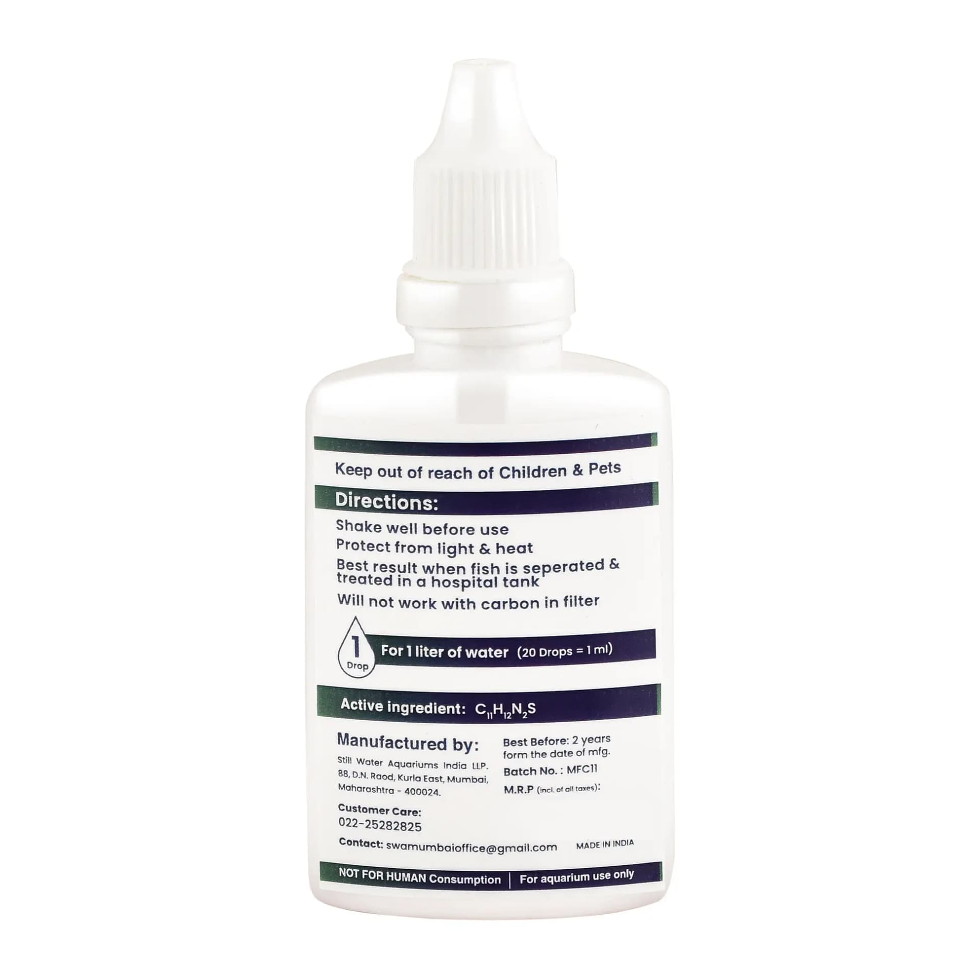 Misha No Worms – Aquarium Worm Control Solution - Misha No Worms, aquarium worm control, freshwater parasite treatment, Indian aquarium supplies, fish tank worm remover, liquid worm control, aquarium health product, fish disease prevention, aquarium parasite solution, freshwater fish care India