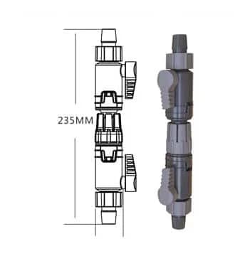 Qanvee Double Tap Quick Connection Valves K (16/22mm)