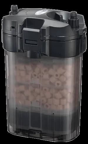 Shiruba XB305 external filter, Shiruba XB-305 canister filter, compact external filter India, 440 lph external filter, nano tank canister filter, Shiruba external filter India, Taiwan made aquarium filter India, low energy canister filter, hang on external filter