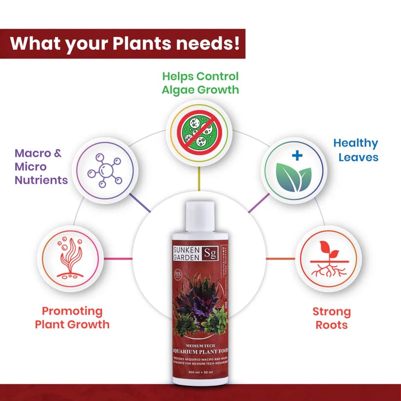 Buy Sunken Garden Red fertilizer, aquarium red plant fertilizer India, iron fertilizer for red plants, planted tank red booster, high-iron aquarium fertilizer, liquid fertilizer for red aquatic plants, Rotala red enhancer, Ludwigia colour booster, Alternanthera nutrient supplement, planted tank micronutrient India, aquarium plant colour enhancer