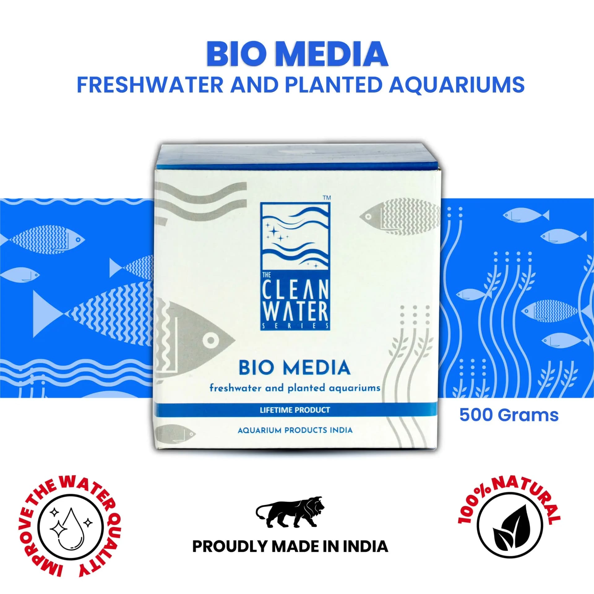 TCWS Biomedia for Aquarium Filters - Enhance Water Quality - TCWS biomedia, aquarium filter media, biological filter media, fish tank biomedia India, aquarium filtration media, clear water aquarium, ammonia nitrite reduction, beneficial bacteria aquarium, aquarium biological support, filter media 250gm, filter media 500gm, filter media 1kg, TCWS aquarium products, healthy aquarium water