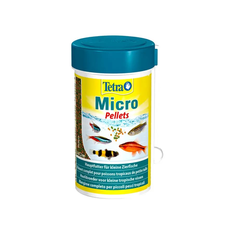 Buy Tetra Micro Pellets, Tetra fish food India, Tetra Micro Pellets 46g, small fish food pellets, slow sinking micro pellets, fish food for tetras and rasboras, guppy food pellets India, aquarium food for small tropical fish, best fish food for small fish, Tetra tropical pellets