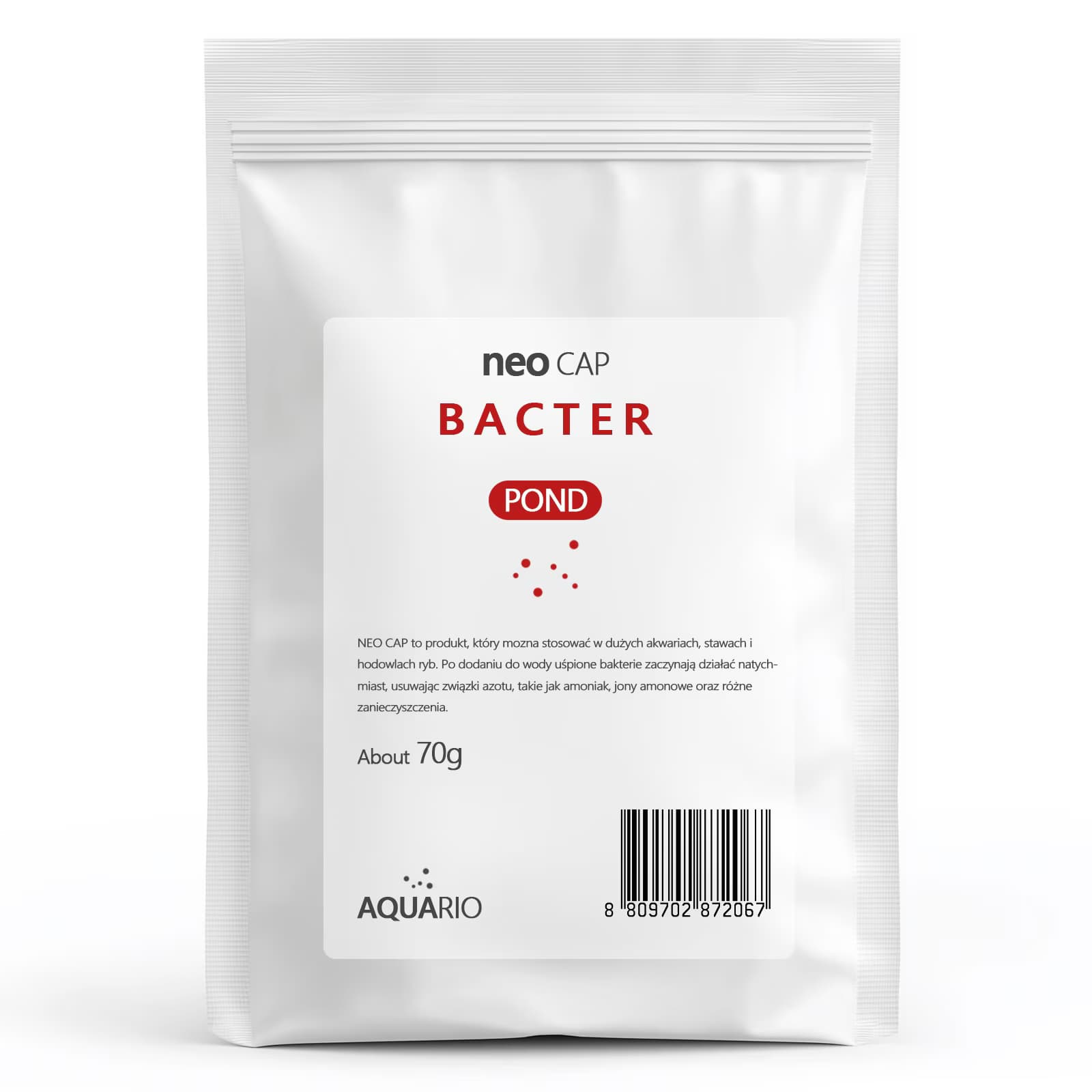 Buy Aquario Neo CAP Bacter Pond, pond bacteria capsules, beneficial pond bacteria, koi pond bacteria treatment, sludge remover pond, ammonia reduction pond, pond water clarity bacteria, biological pond stabilizer, 5 ton pond bacteria, pond filter booster