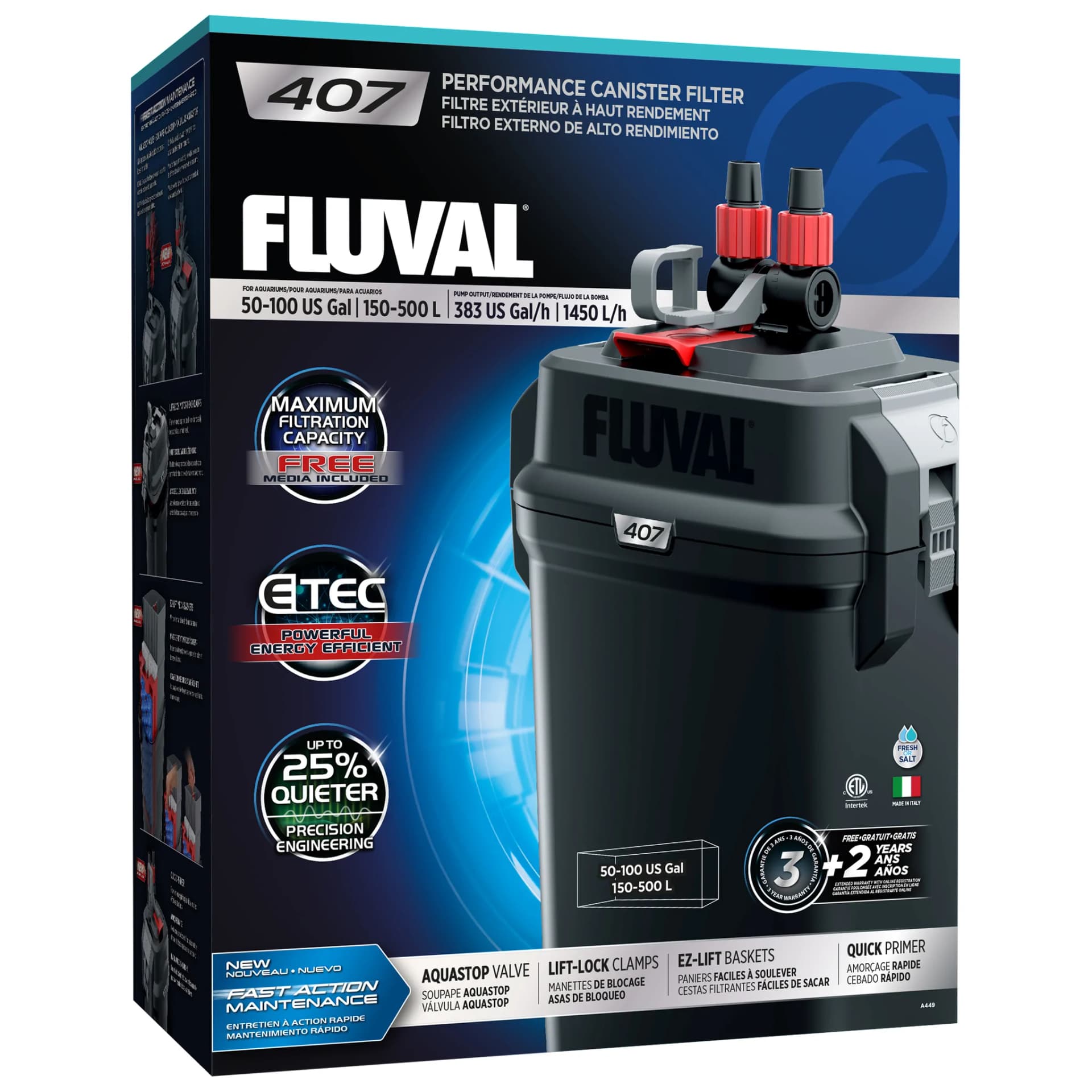 Fluval 407 External Canister Filter