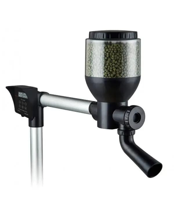 JEBAO FD-55 Automatic Pond Fish Feeder - Jebao FD-55, automatic pond feeder, pond fish food dispenser, outdoor fish feeder, digital pond feeder, programmable fish feeder, large capacity fish feeder, automatic koi feeder, 220V 12V feeder, fish feeding automation, pond care equipment, fish health feeder, granular fish food dispenser, timed pond feeding, best automatic pond feeder India, waterproof fish feeder, pet fish feeding solution