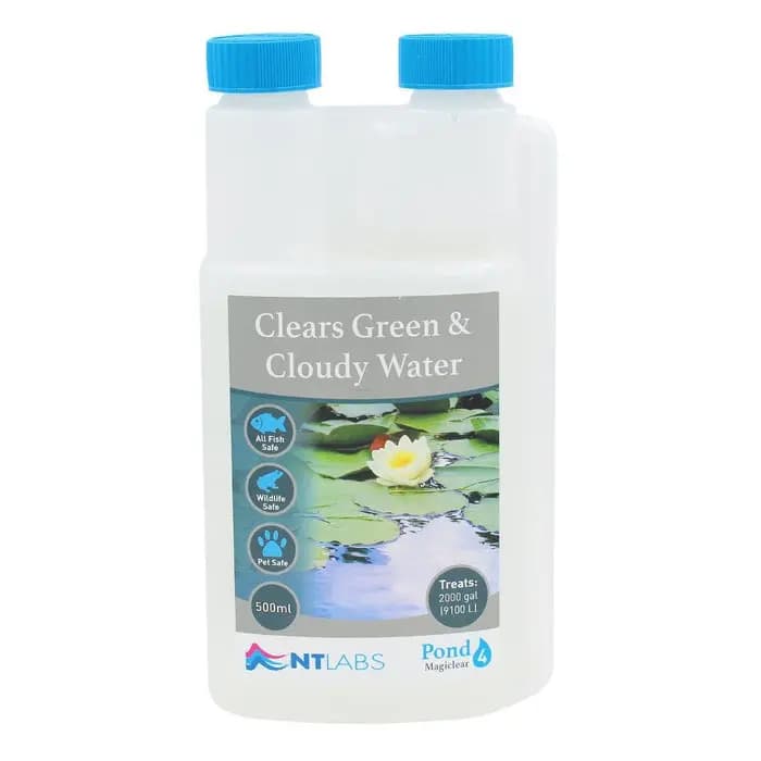 NT LABS Pond Magiclear 500ml - NT LABS Pond Magiclear, pond water clarifier India, clear green pond water, pond flocculant for cloudy water, remove pea soup pond water, NT Labs pond treatment, aquarium water clarifier for ponds, pond algae clumping agent