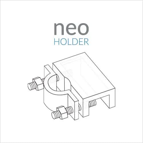 Buy Aquario Neo Holder Ver2, Neo Holder India, aquarium tube holder India, CO2 tube clip India, Aquario hose holder, aquarium cable organizer, planted tank tubing holder, aquascaping equipment holder, aquarium rim clip India, Aquario Neo accessories India