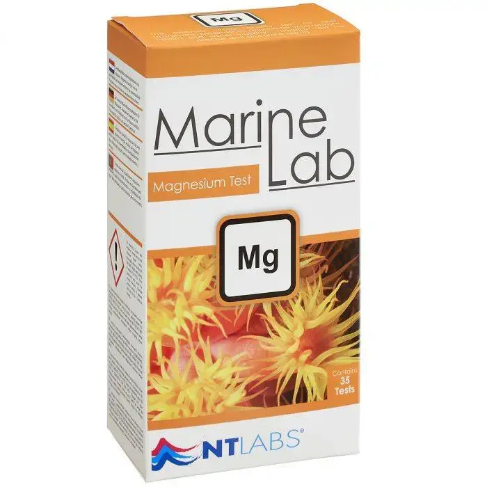 NT Labs Marine Lab Magnesium Test Kit - NT Labs Marine Lab Magnesium Test Kit, marine magnesium test kit India, reef aquarium magnesium testing, saltwater coral health kit, titration magnesium test for reef tank, coral skeletal growth supplements, prevent calcium precipitation marine tank, saltwater aquarium parameter testing