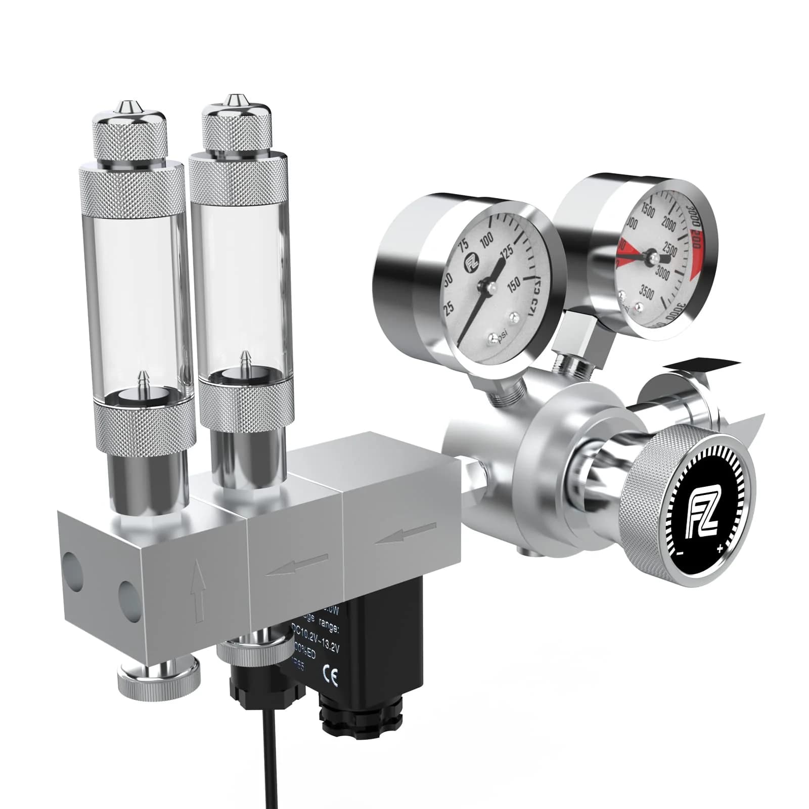 FZONE Dual Stage Pro Series CO2 Regulator