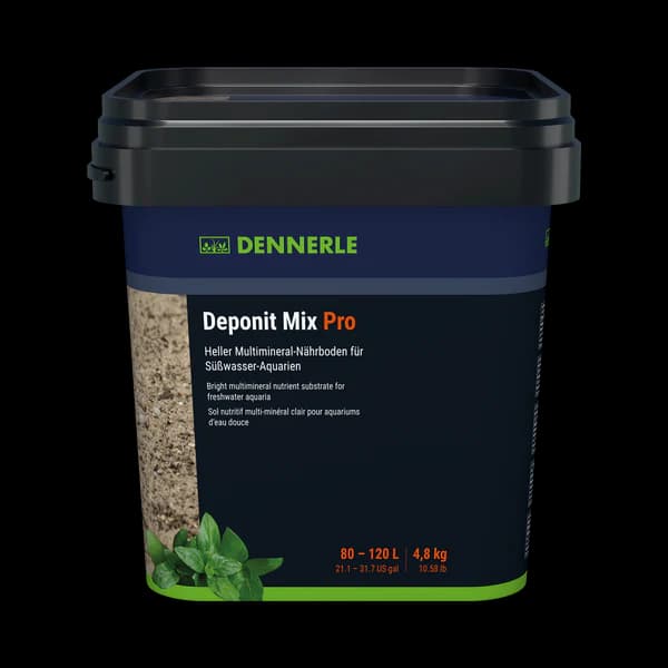 Buy Dennerle Deponit Mix Professional 10-in-1, aquarium plant substrate India, planted aquarium base substrate, nutrient substrate for aquarium plants, Dennerle substrate 2.4kg, Dennerle substrate 5.8kg, Dennerle substrate 9.6kg, freshwater planted tank substrate, aquarium soil alternative India, long term plant substrate aquarium