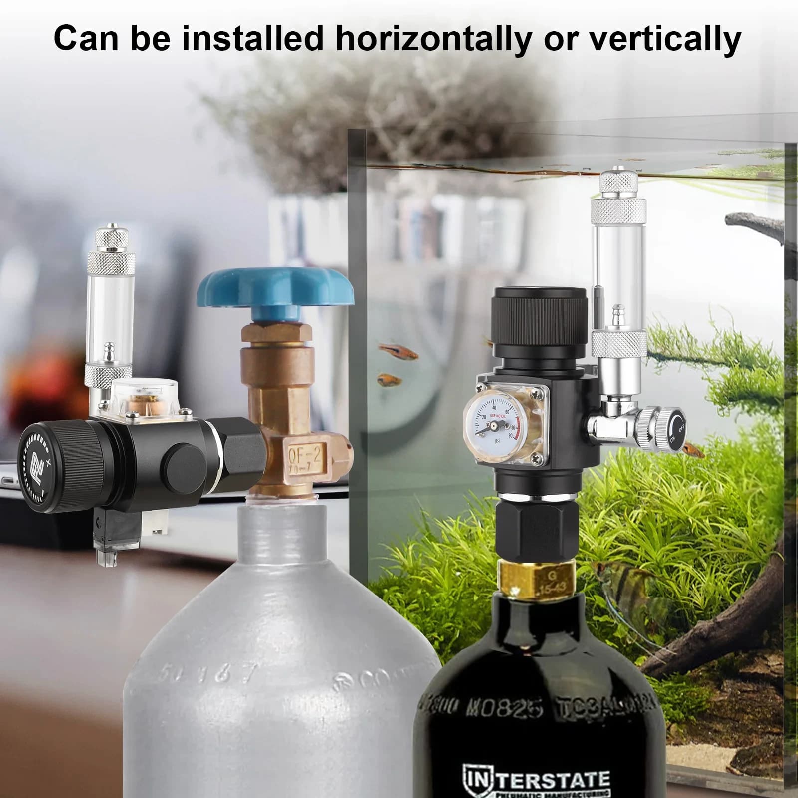 FZONE Mini Dual Stage CO2 Regulator (FZ-1011)