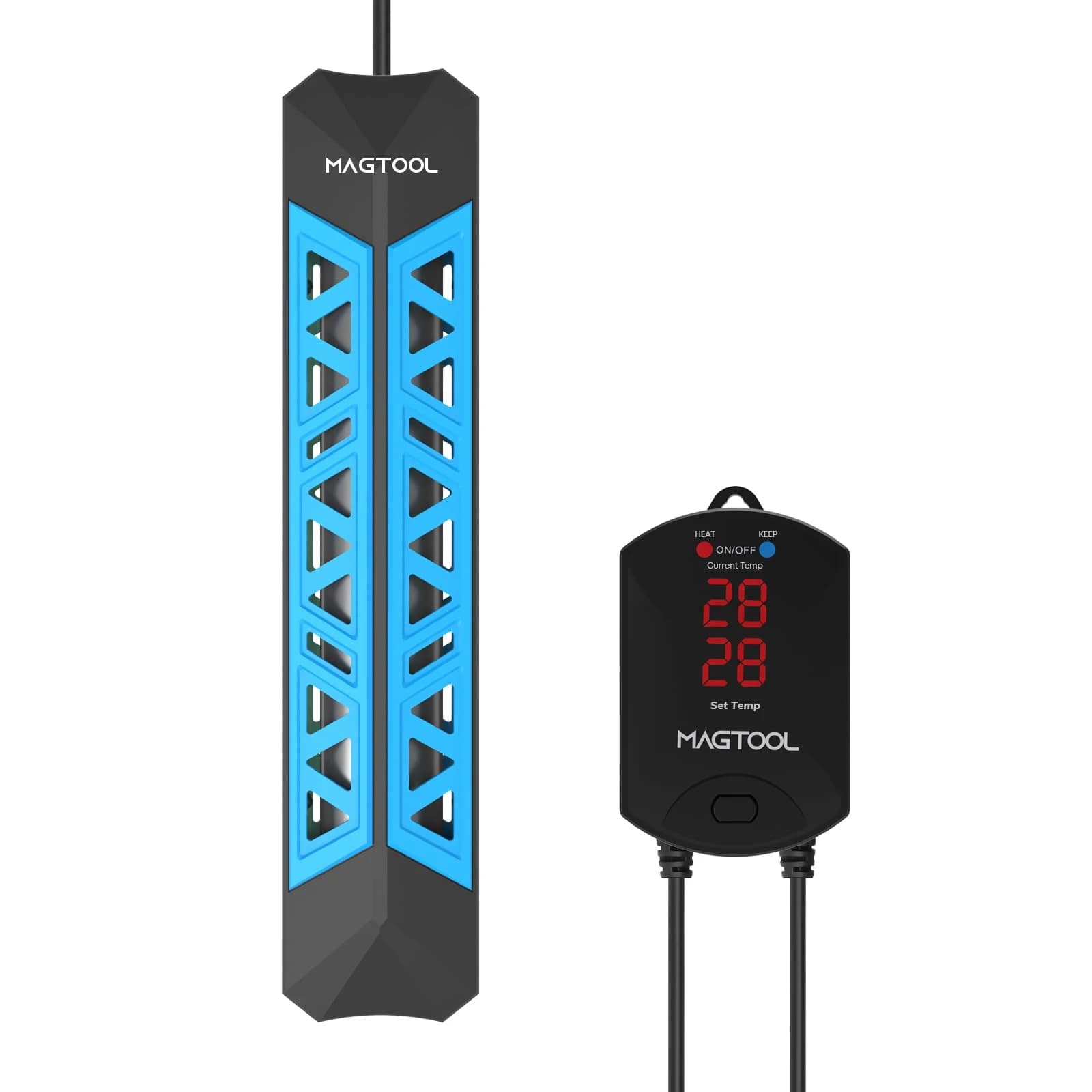 100W aquarium heater, aquarium heater 100 watt, fish tank heater with digital controller, adjustable aquarium heater 15 to 34 C, aquarium heater for 50 to 120 litre tank, submersible aquarium heater with automatic shutoff, aquarium heater with low water protection, freshwater aquarium heater India, saltwater aquarium heater, planted tank heater, fish tank temperature controller, aquarium heater with power failure memory