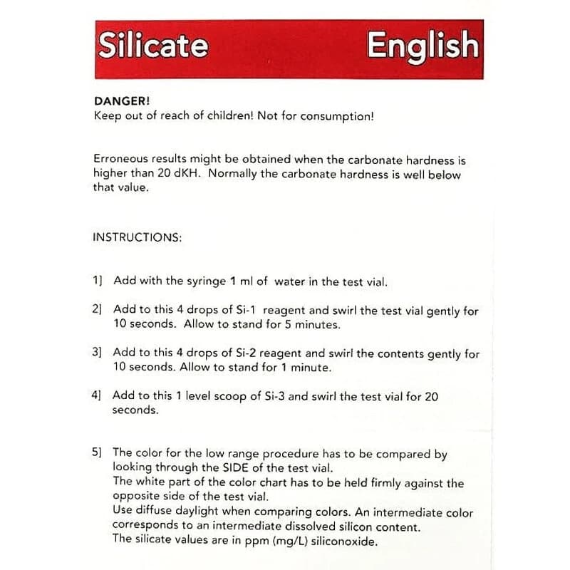 Salifert Profi Test Silicate Si
