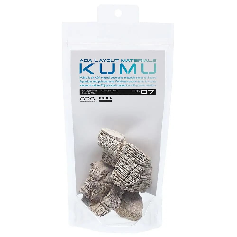 Buy ADA KUMU ST-07 - Buff Layer Stone - 300g, ADA hardscaping, Best hardscaping, buy Buff Layer Stone