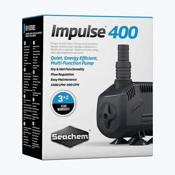 Buy Seachem Impulse Series Water Pump online impulse 400, impulse 600, impulse 800, buy submersible water pump for aquarium