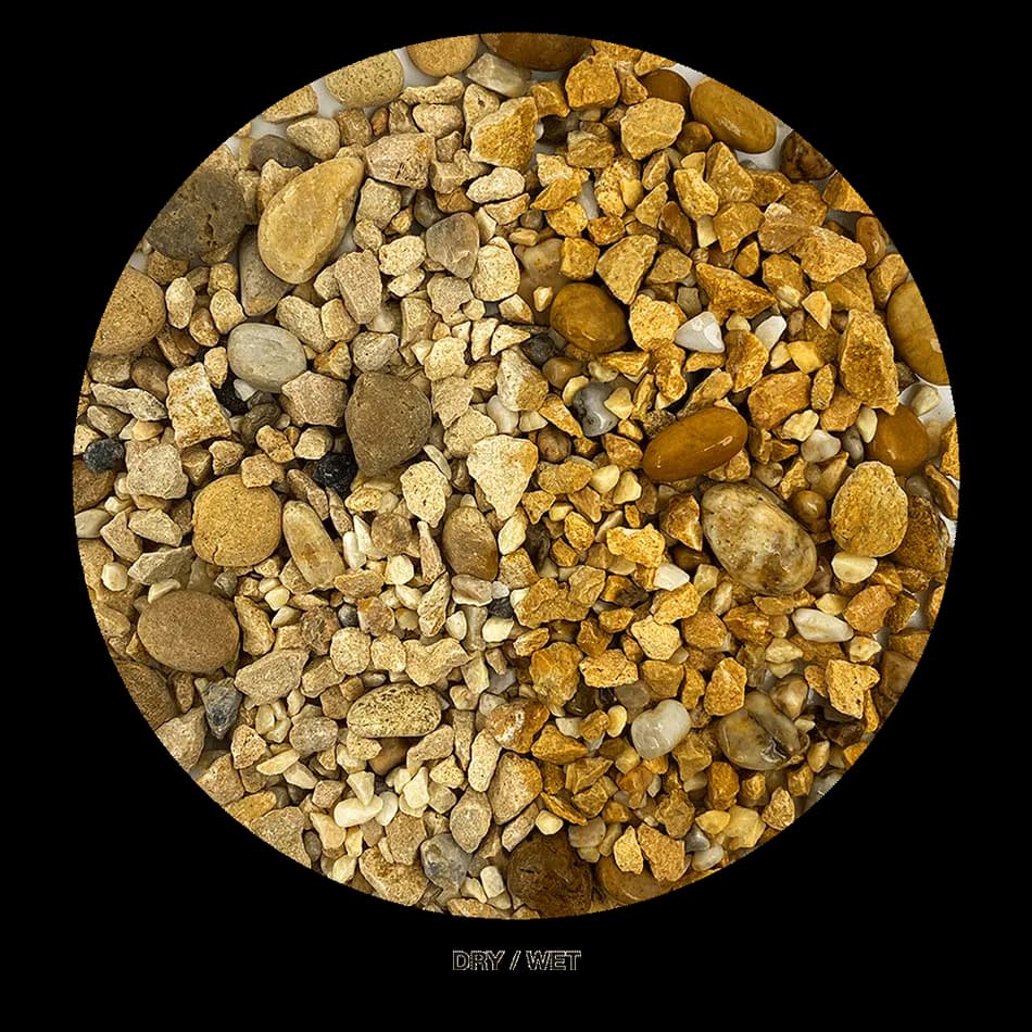 Buy WIO Yellow Accent Gravel Mix Online India, yellow aquarium accent gravel India, biotope aquascaping accent substrate, natural yellow aquarium gravel, WIO yellow chip 750g, decorative aquarium gravel India, nature aquascape accent stones, freshwater aquarium detailing gravel