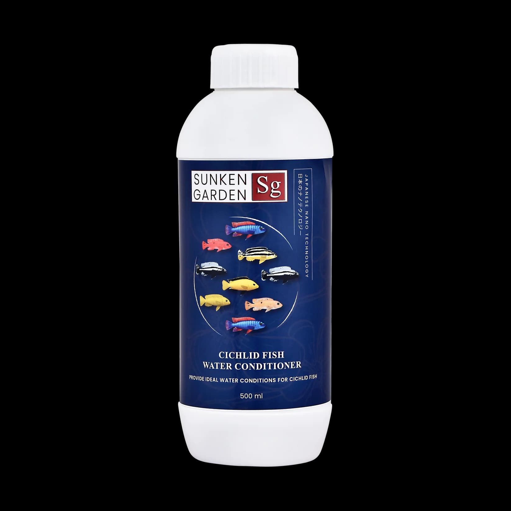 Buy Sunken Garden Cichlid Water Conditioner, cichlid water conditioner India, African cichlid water treatment, American cichlid water conditioner, Indian tap water aquarium conditioner, chlorine neutralizer for cichlids, pH stabiliser for cichlid tank, Oscar fish water conditioner, Mbuna tank water conditioner, large cichlid aquarium starter kit, cichlid safe water treatment